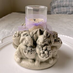AROMATIQUE Charming and Whimsical Rabbit Candle Holder